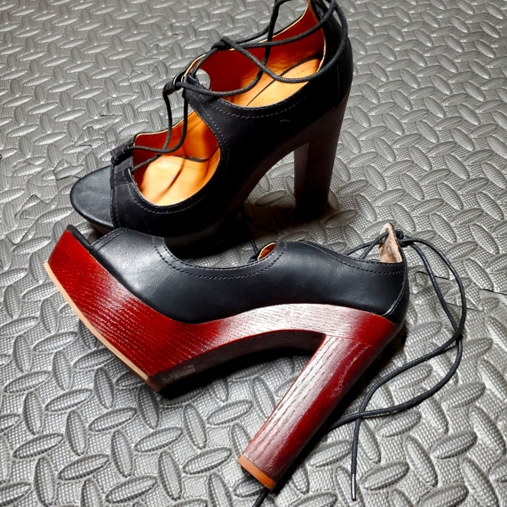 Lace up heels